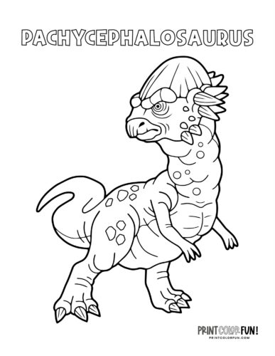 Dinosaur clipart coloring pages offer some prehistoric fun at