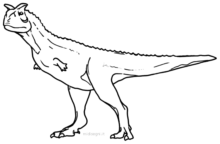 Dinosaurs coloring page