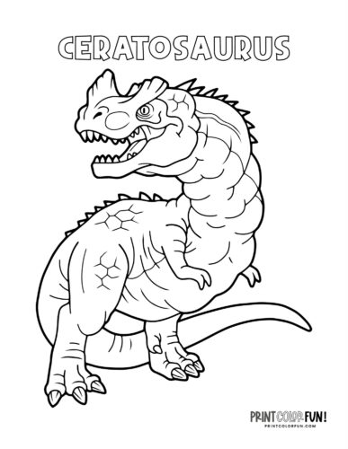 Dinosaur clipart coloring pages offer some prehistoric fun at