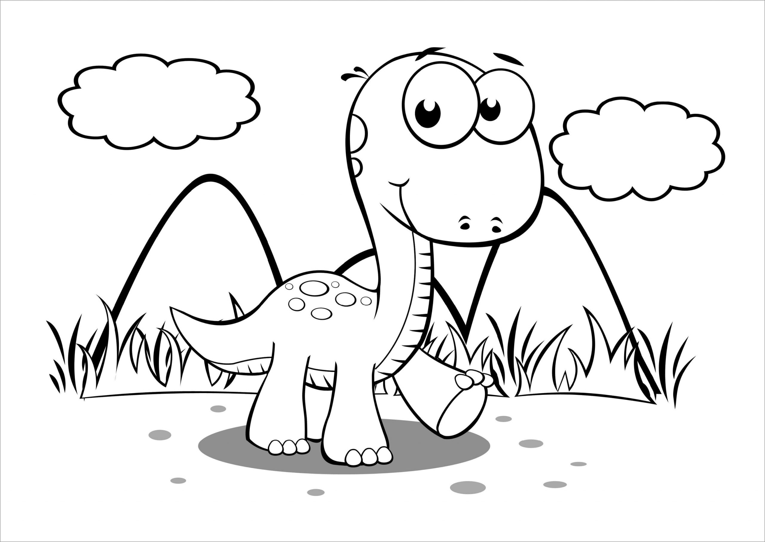 Pachycephalosaurus coloring page