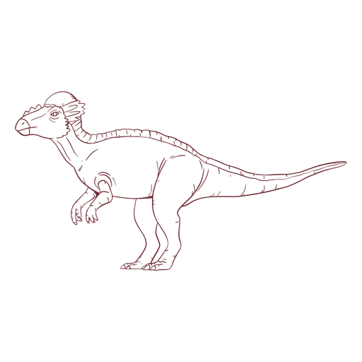 Pachycephalosaurus dinosaur drawn png svg design for t