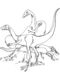 Dinosaurs and extinct animals coloring pages