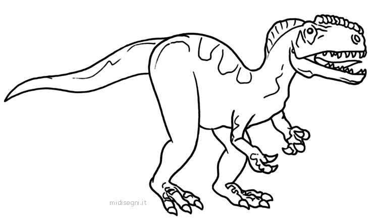 Dinosaurs coloring page