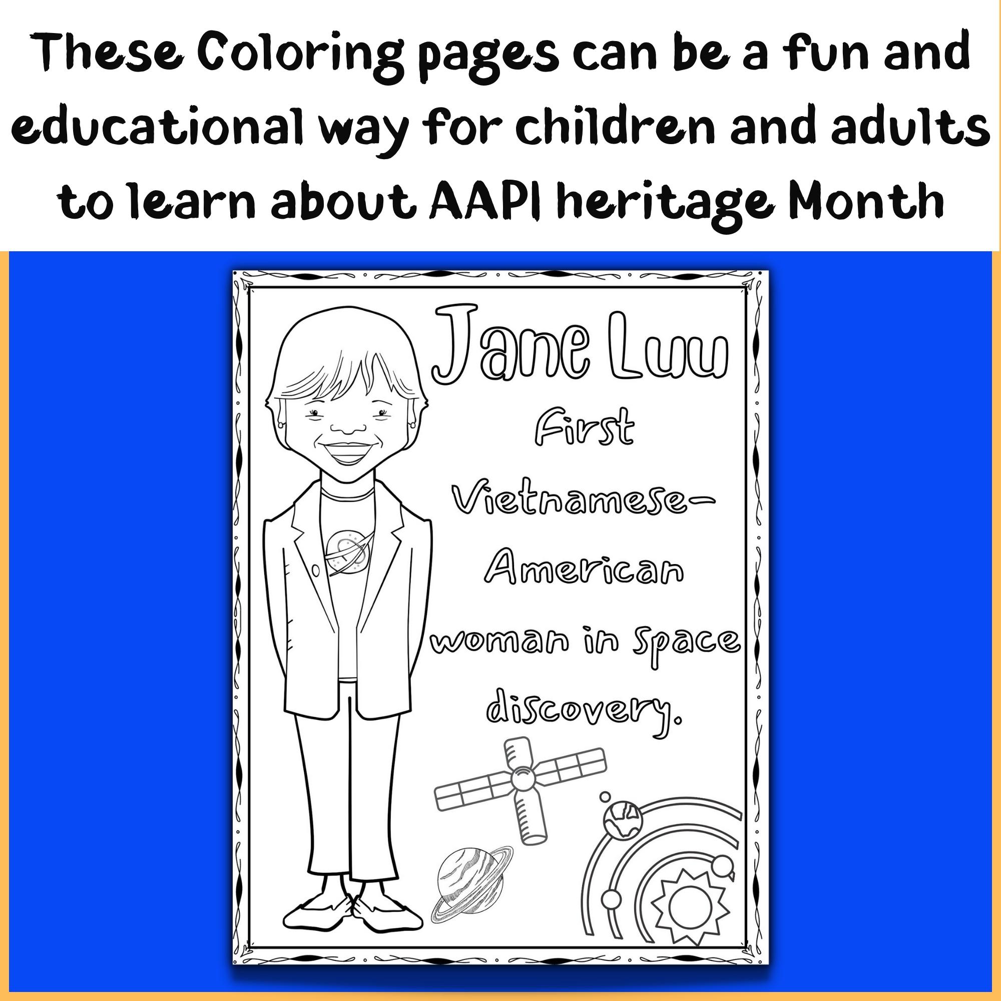 Asian american pacific islander coloring pages celebrate aapi heritage month made by teachers