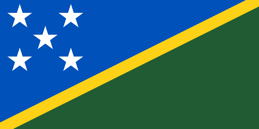 Solomon islands flag color codes