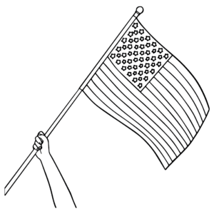 American flag coloring pages printable for free download