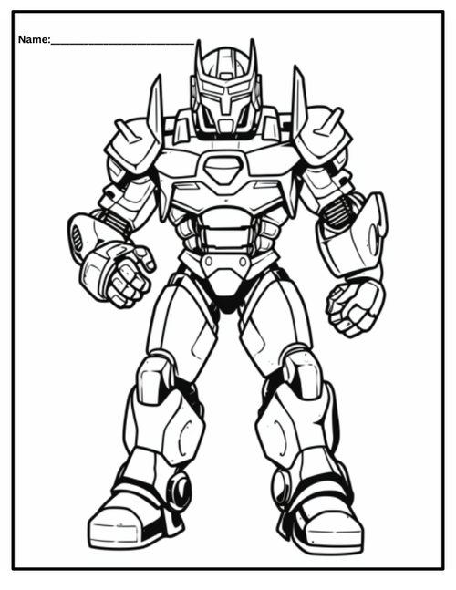 Best robot coloring pages of â