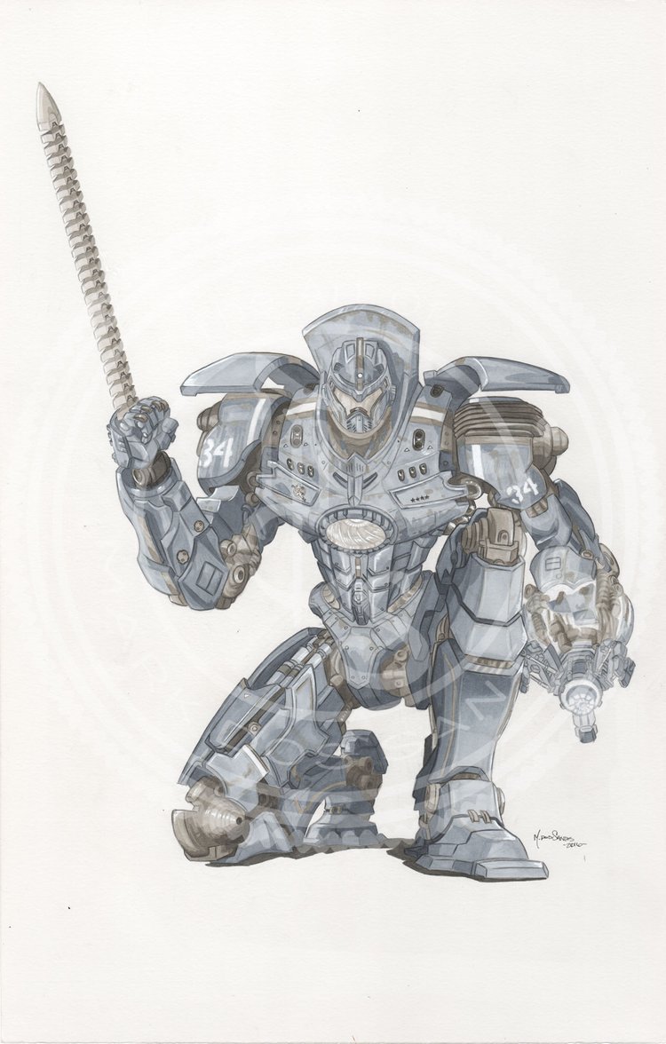 Original art pacific rim