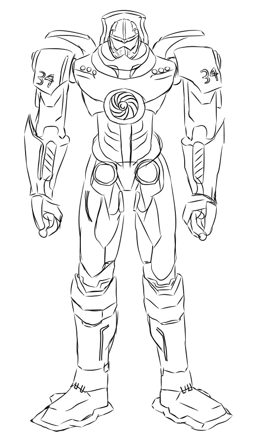 Free printable pacific rim coloring page
