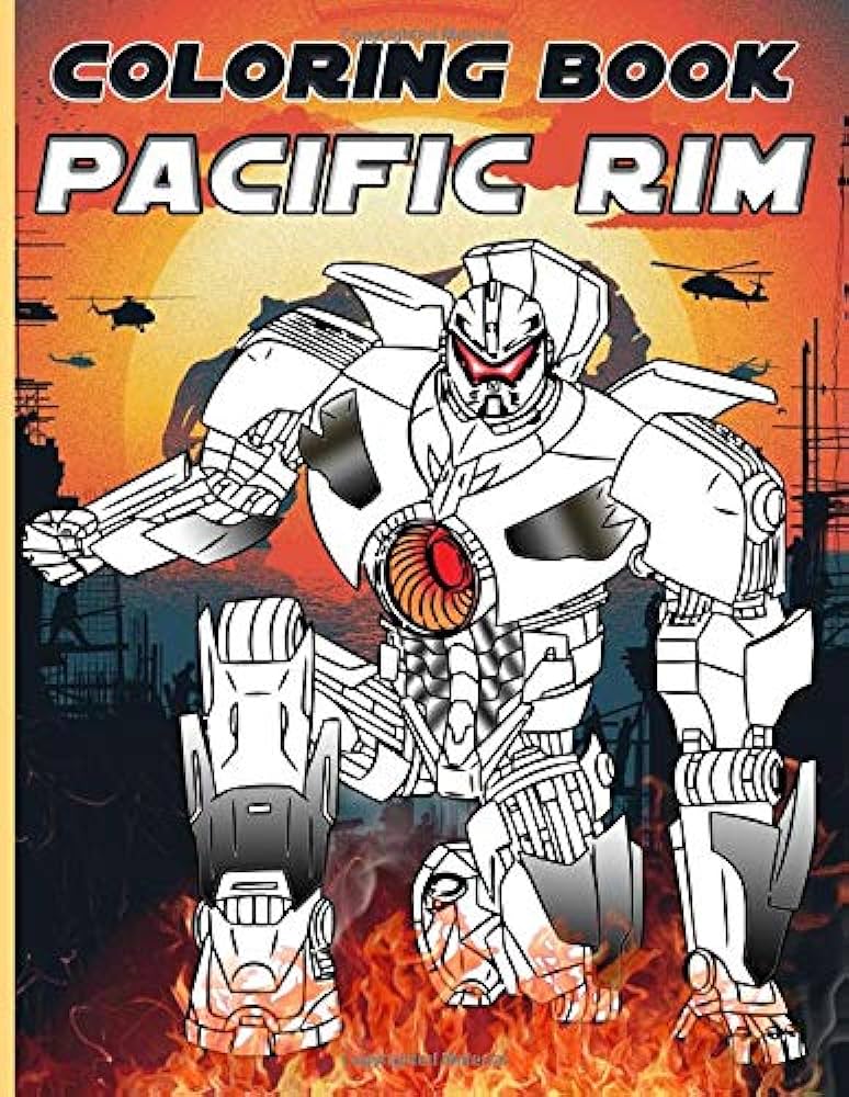 Pacific rim coloring book pacific rim the perfection coloring books for kid and adult