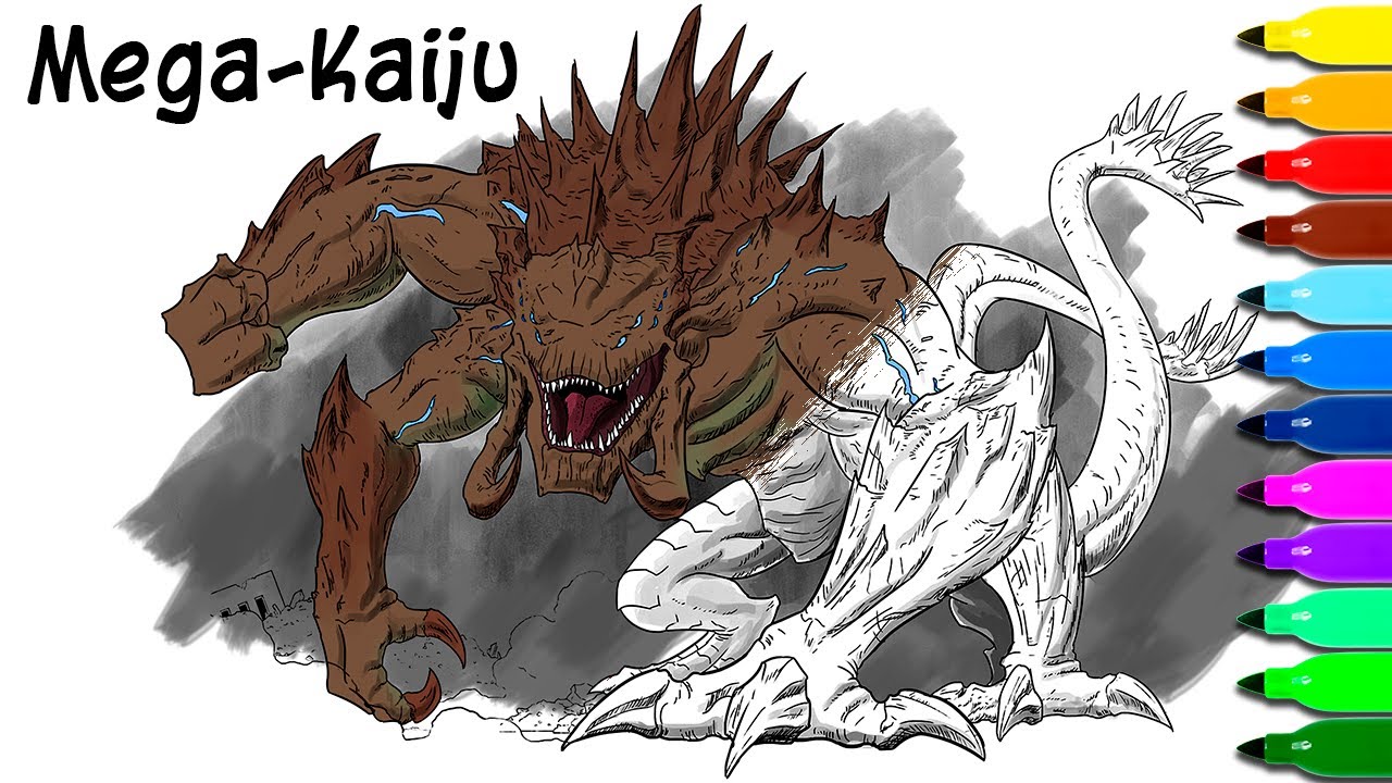 Pacific rim monster mega kaiju coloring pages