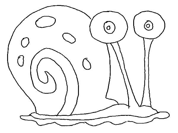 Gary the snail outline coloring pages color luna coloring pages character outline coloring pictures