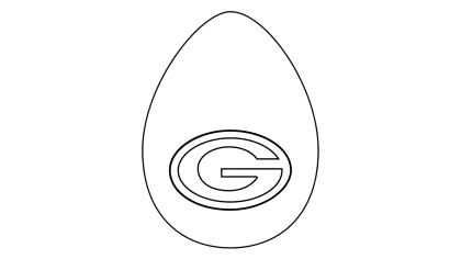 Easter egg coloring pages green bay â