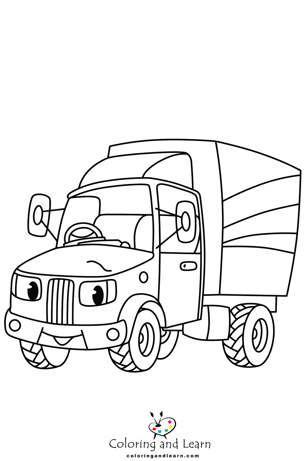 Truck coloring pages