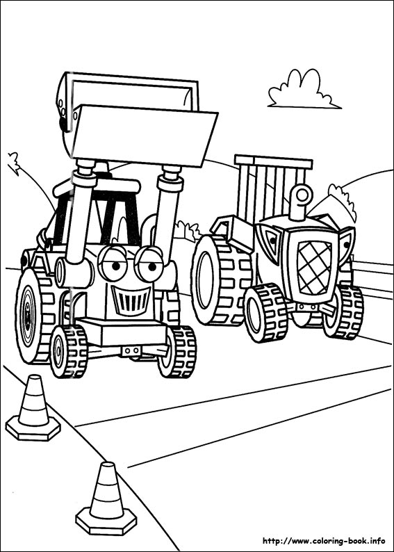 Bob the builder coloring picture