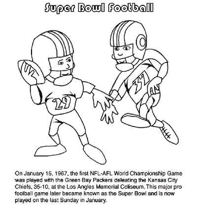 Free football coloring pages you can print for your little sports fan