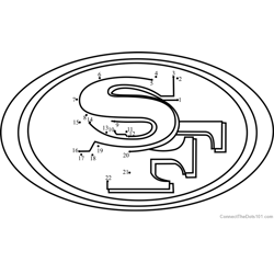 Green bay packers logo dot to dot printable worksheet