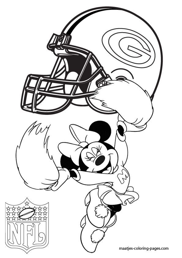Green bay packers coloring pages
