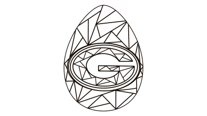Easter egg coloring pages green bay â