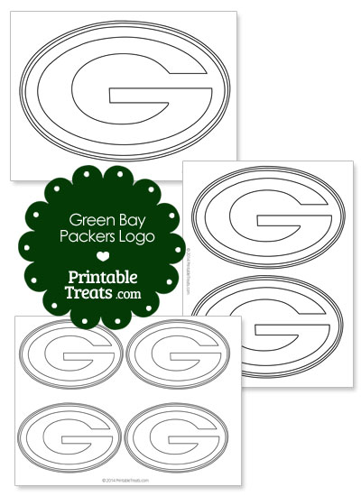 Printable green bay packers logo template â printable treats