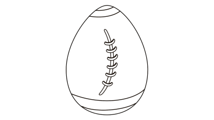 Easter egg coloring pages green bay â