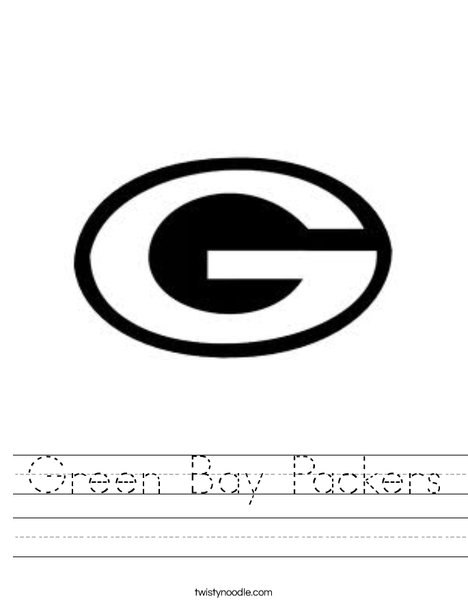 Green bay packers worksheet