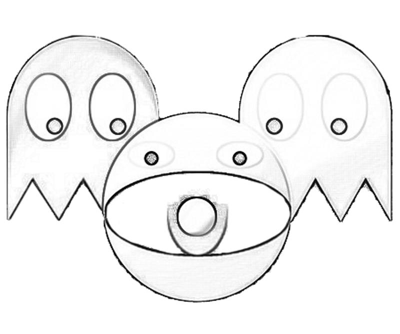 Pacman coloring pages to download and print for free