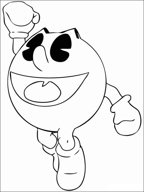 Coloring pages pacman