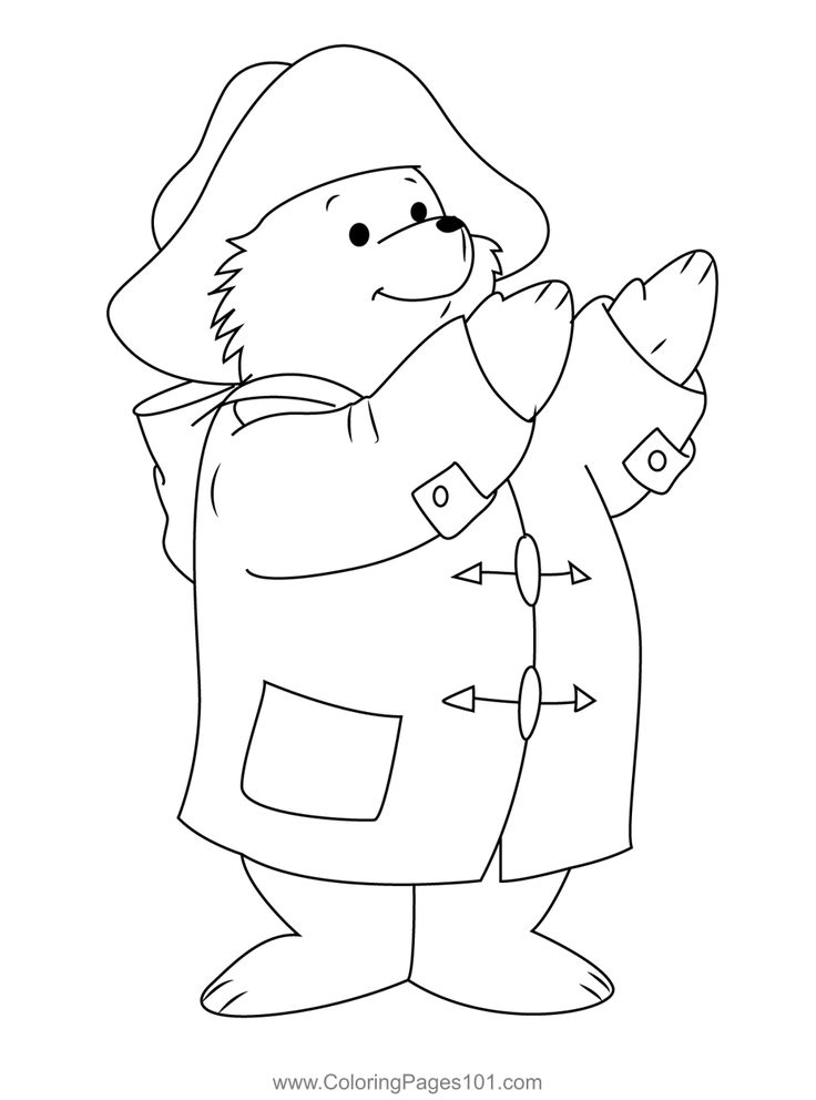 Exercise paddington coloring page coloring pages printable coloring pages bear coloring pages