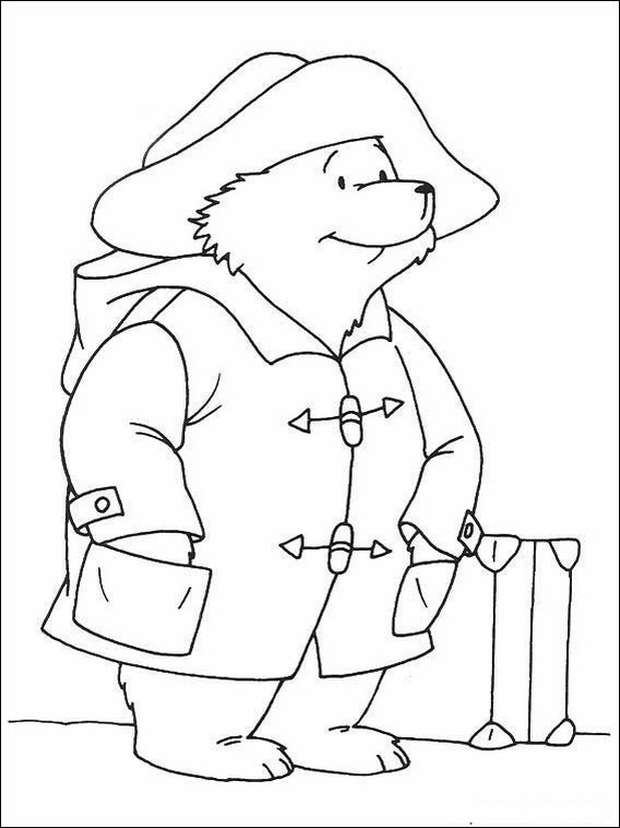 Easy drawings to draw paddington bear