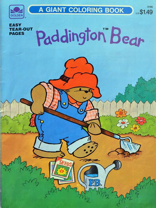 Paddington bear coloring book coloring books at retro reprints