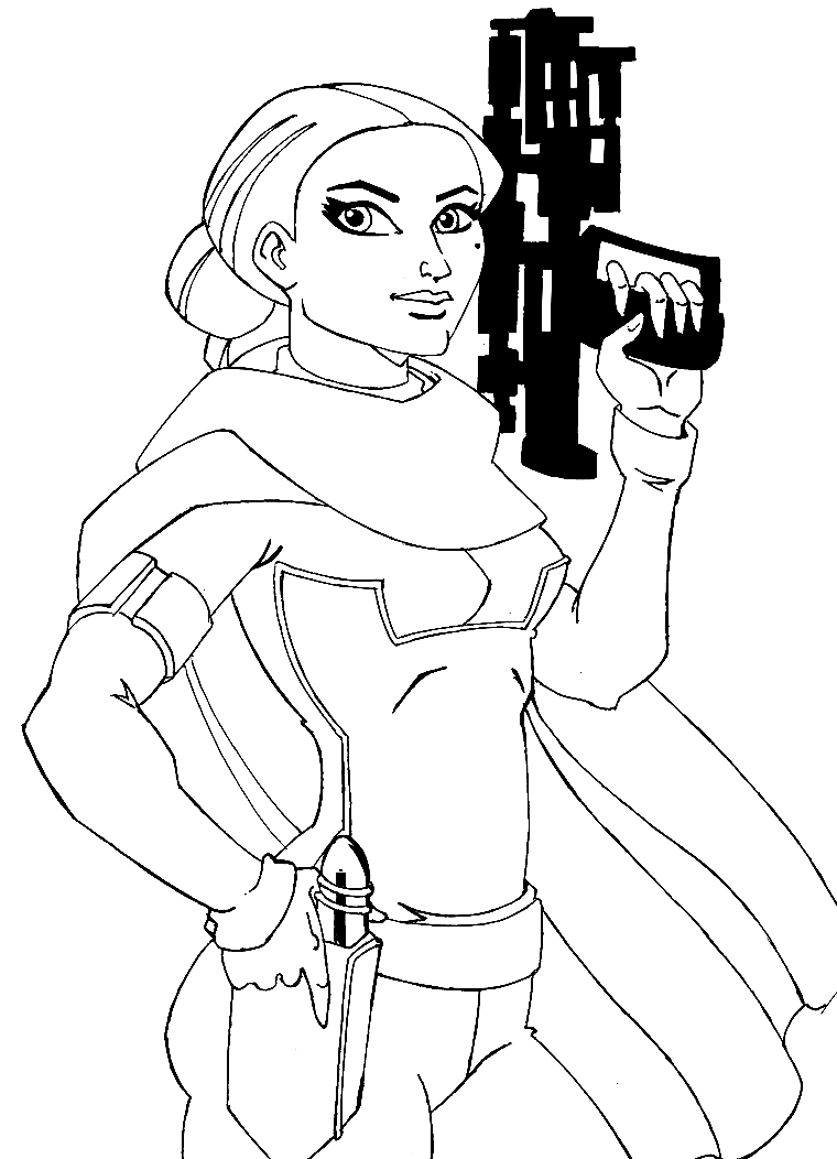 Padme coloring pages printable for free download