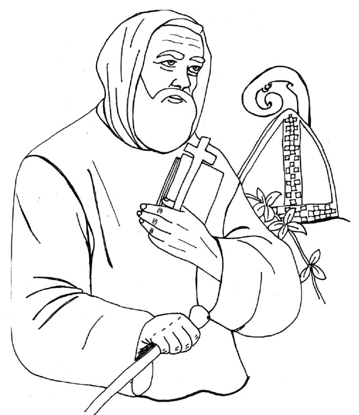 Saints coloring pages