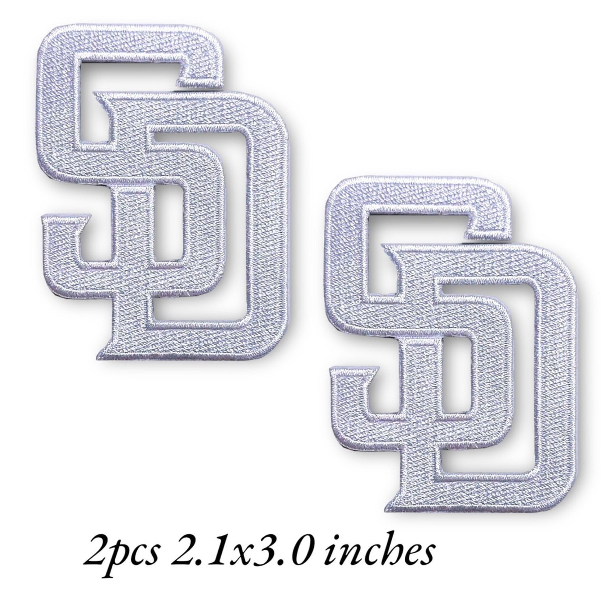 Pcs padres sd white sport patch embroidery ironsew on clothes free shipping