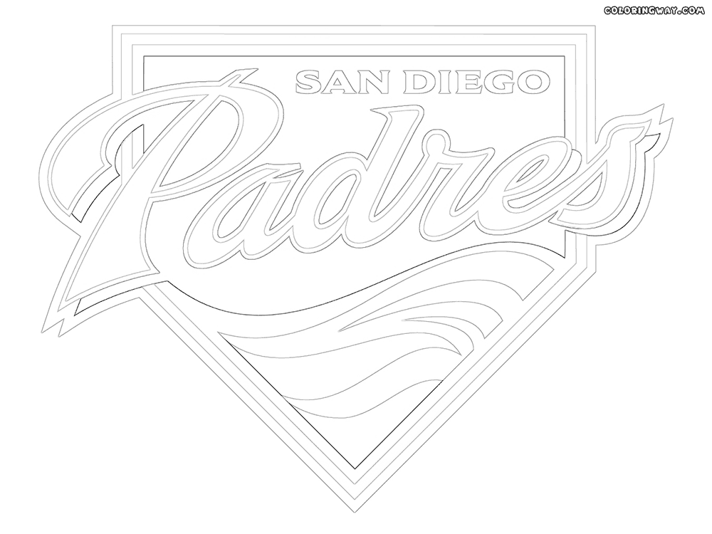 Mlb logos coloring pages coloring pages to download and print