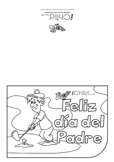 Free fathers day coloring pages in spanish you can print at home