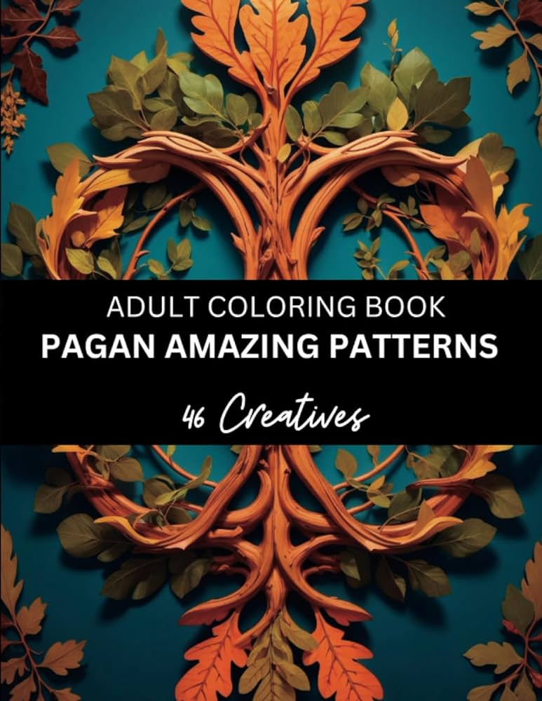 Pagan amazing patterns an adult coloring book to unleash your creativity featuring fun effortless and soothing coloring pages have fun and relax with mesmerizing and unique pattern coloring pages creatives