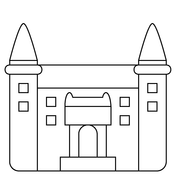 Castles coloring pages free printable pictures