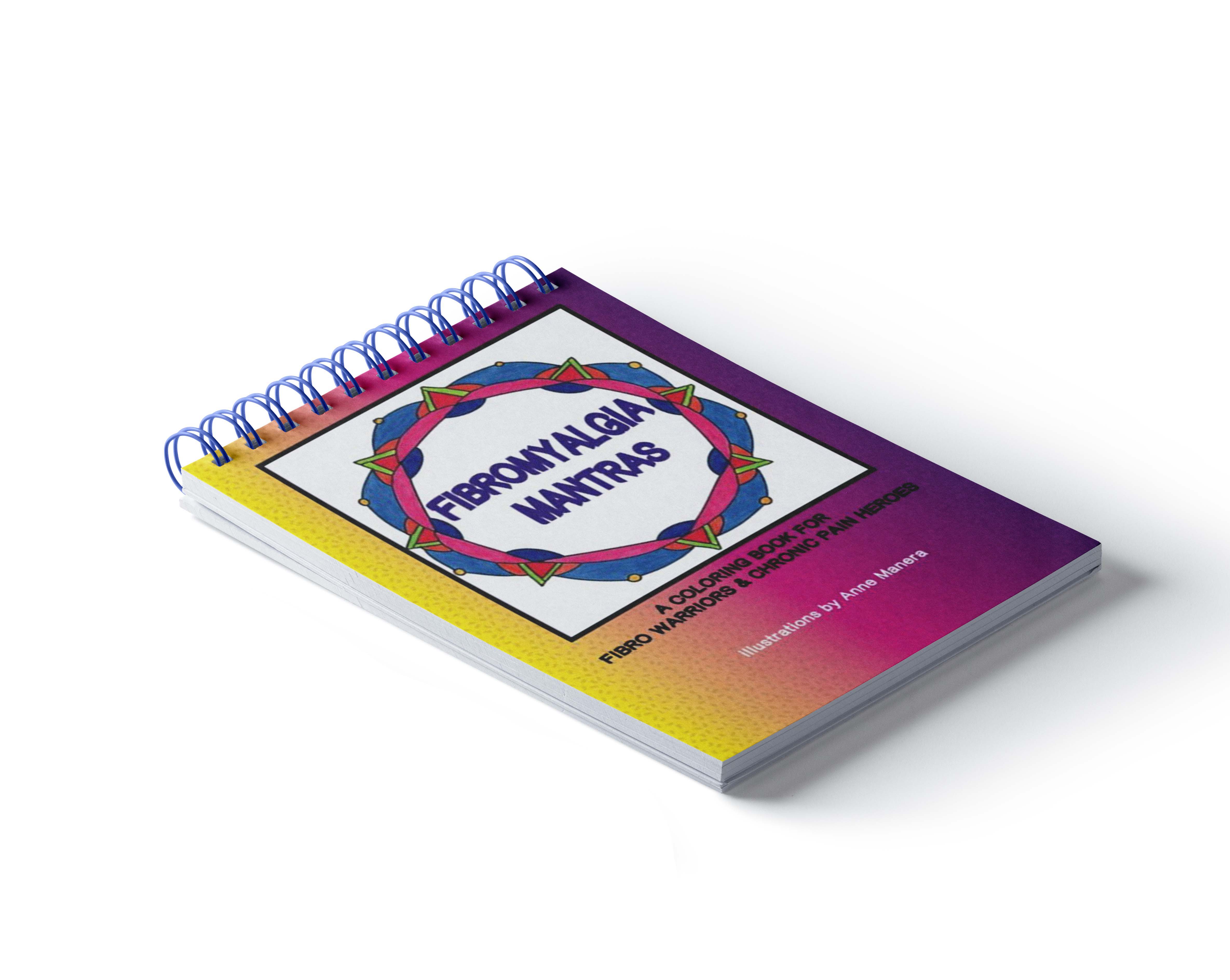 Fibromyalgia mantras coloring book for chronic pain