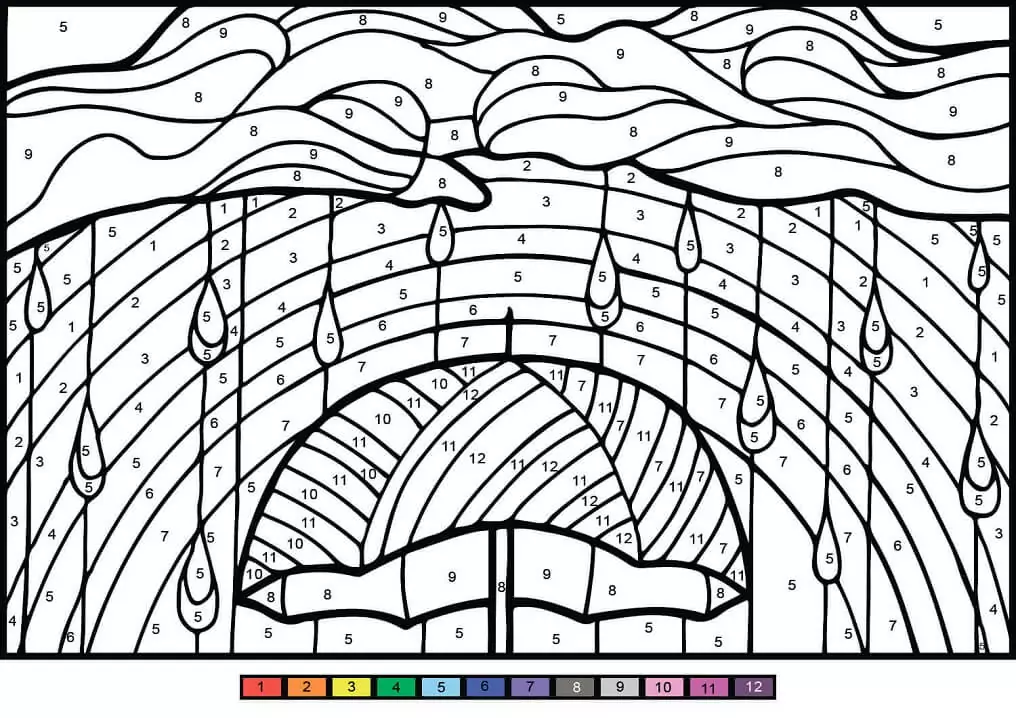 Adult and advanced color by number