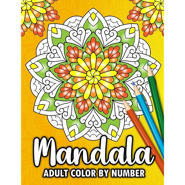 Relaxing patterns color by number adult coloring book color by number coloring pages for women men and seniors featuring different patterns color by number designsperfect for adults ana mst