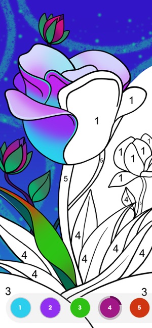 Paint by number coloring game on the app store