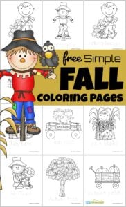 Ð free free fall color by number printable worksheets