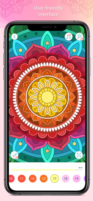 Color by number â mandala book on the app store