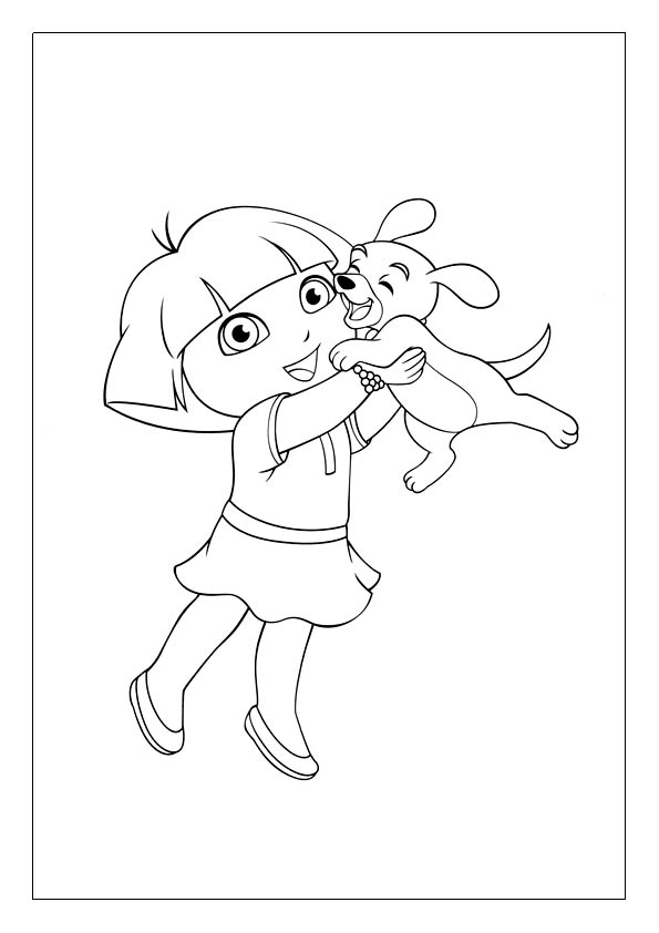 Dora the explorer coloring pages printable coloring sheets