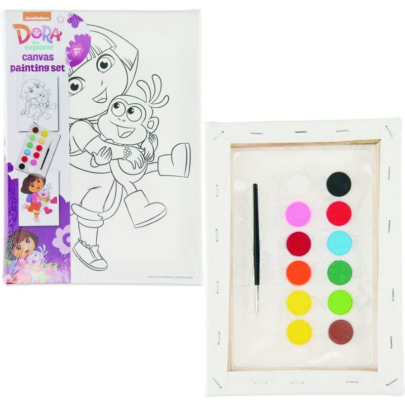 Dora the explorer canvas painting set xcm