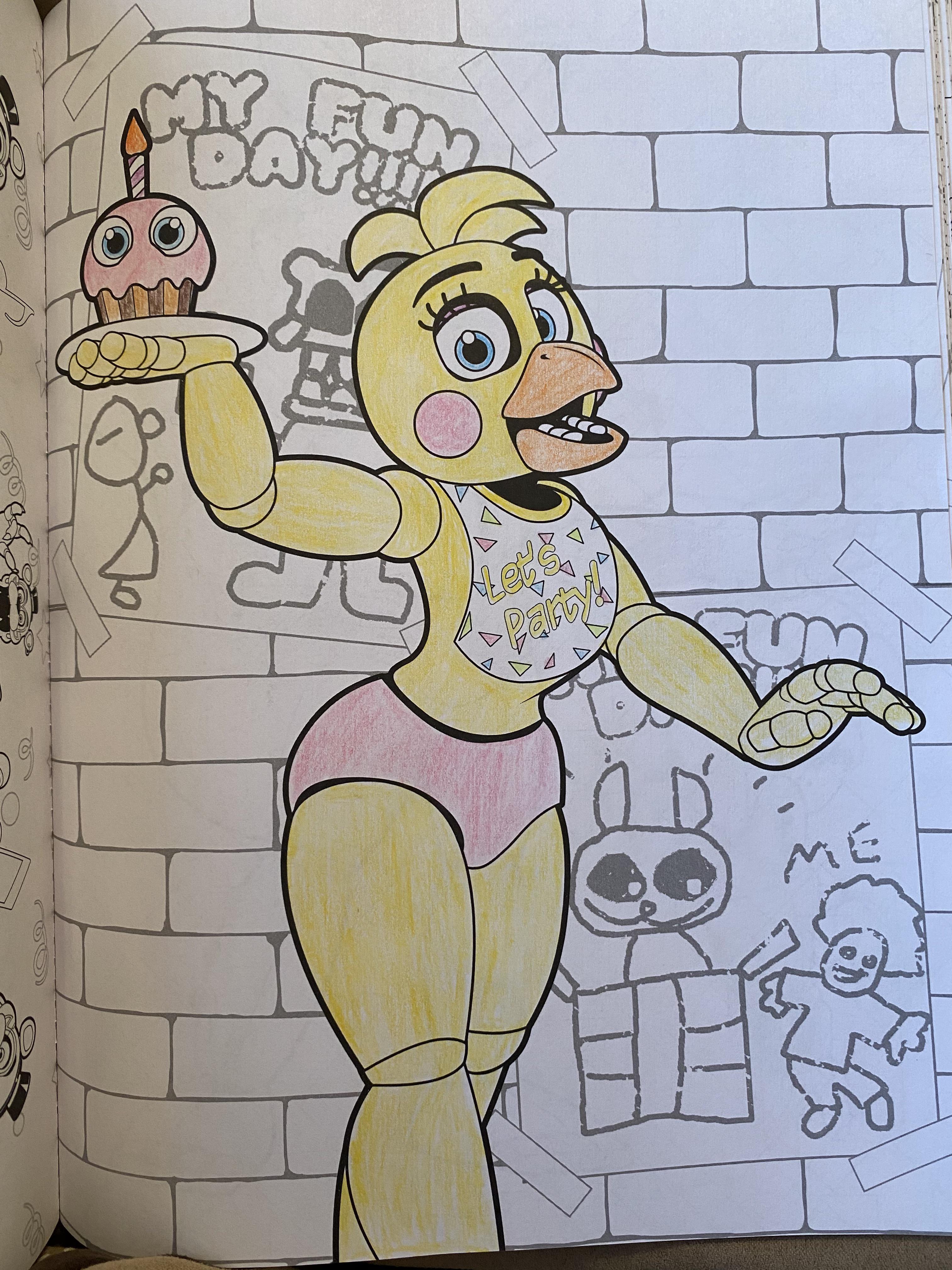 Im loving the new fnaf coloring book rfivenightsatfreddys