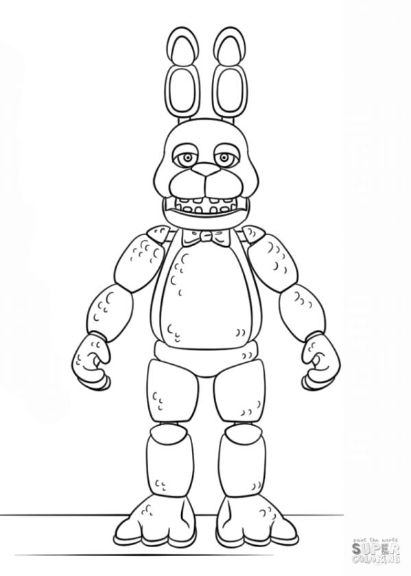 Get this fnaf coloring pages ps