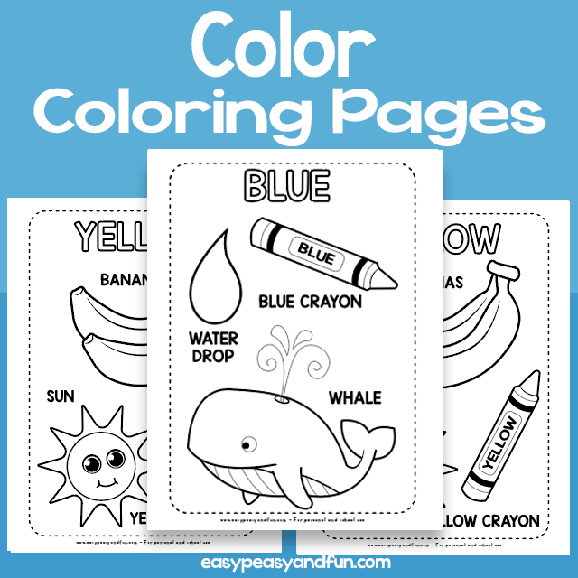 Color coloring pages â learning colors â easy peasy and fun hip