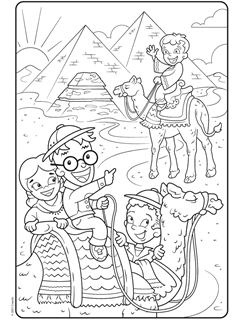 Colors of the world free coloring pages